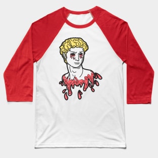 Slime David Statue Baseball T-Shirt